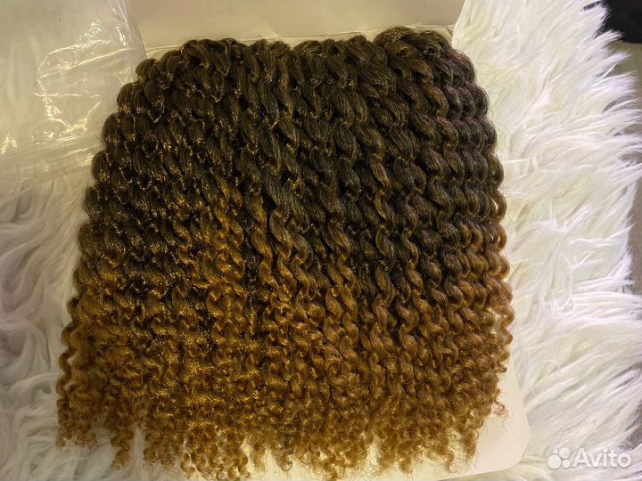 Синегальские вьющиеся волосы