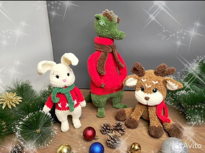 Оленёнок, кролик, дракон