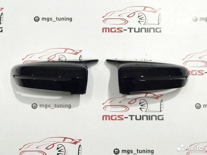 Крышки зеркал стиль BMW M3 G20 черные