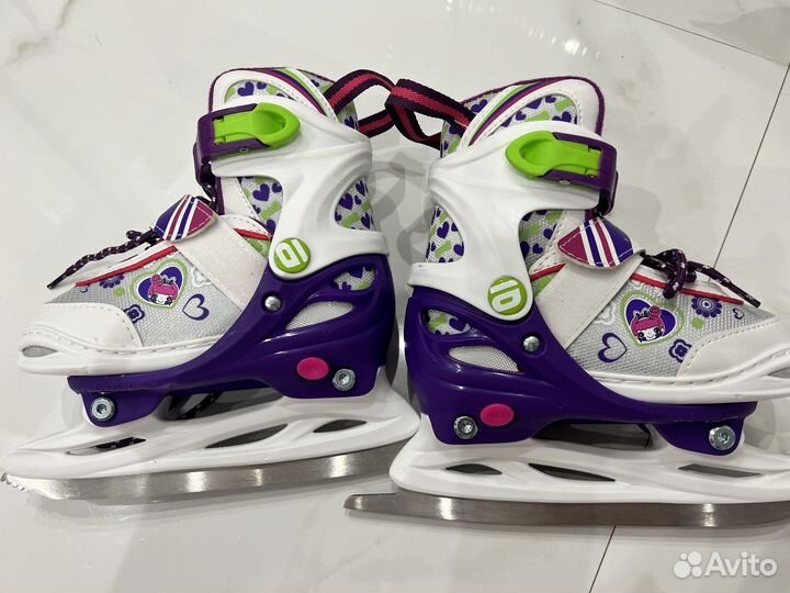Коньки детские раздвижные 26-29
