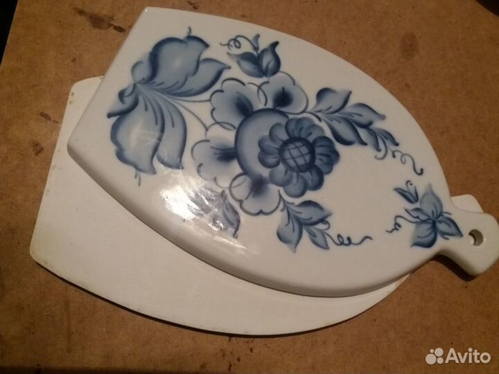 Доска-подставка гжель