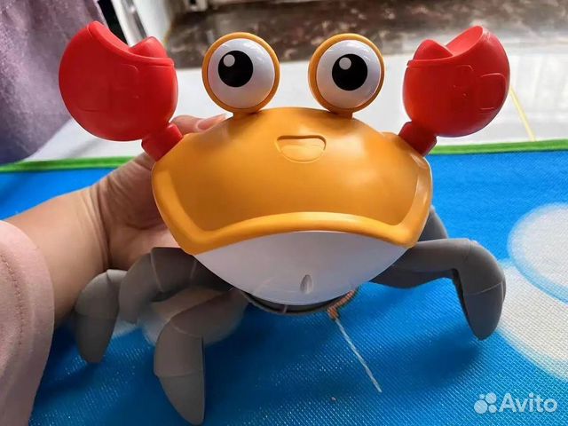 Детская игрушка краб Бегающий новая