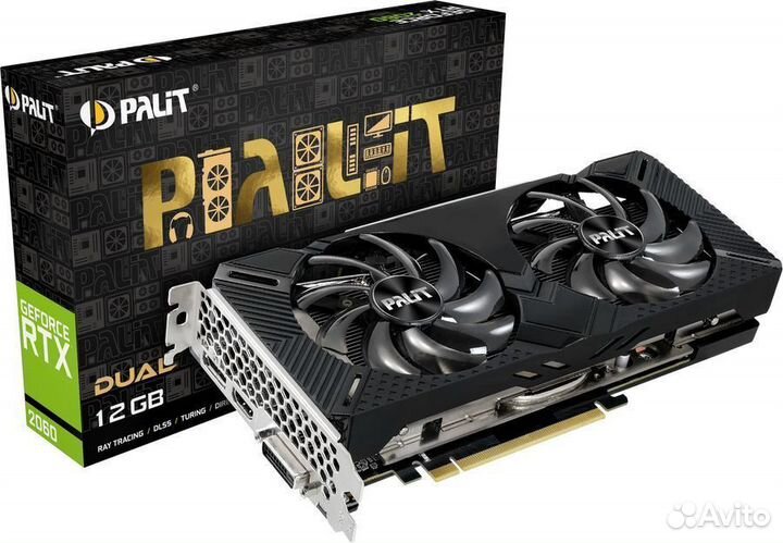 Видеокарта palit rtx 2060 12gb на гарантии