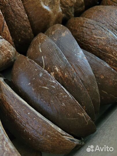 Кокосовая скорлупа для свечей