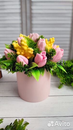 Букеты из мыла ручной работы