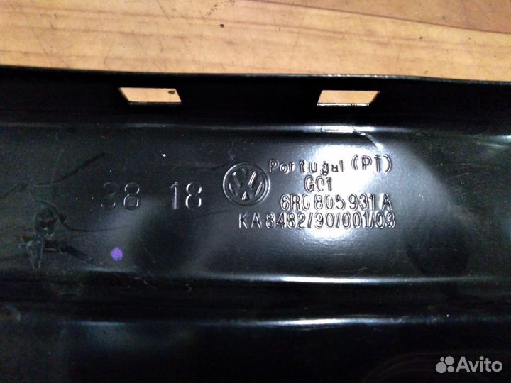 Кронштейн фары левый VW Polo седан