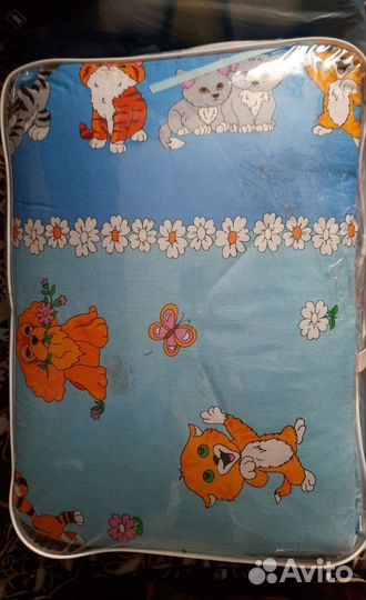 Комплект в детскую кроватку + балдахин