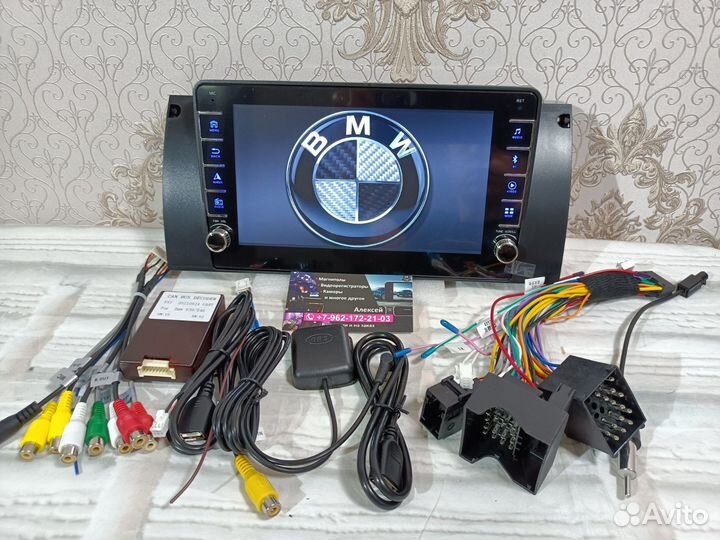 Магнитола BMW X5 android новая