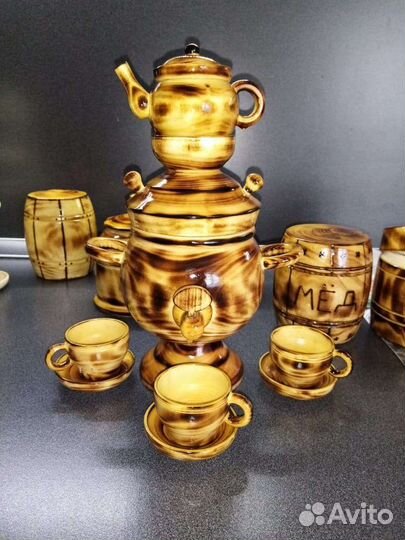 Деревянный самовар