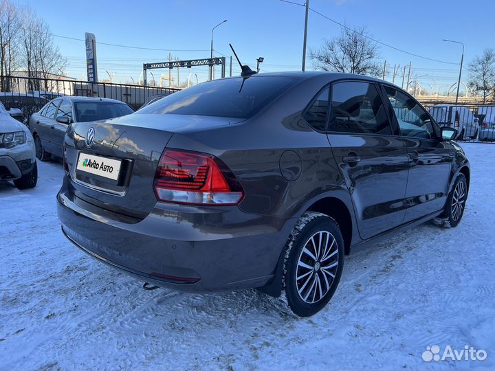 Volkswagen Polo 1.6 AT, 2018, 69 180 км