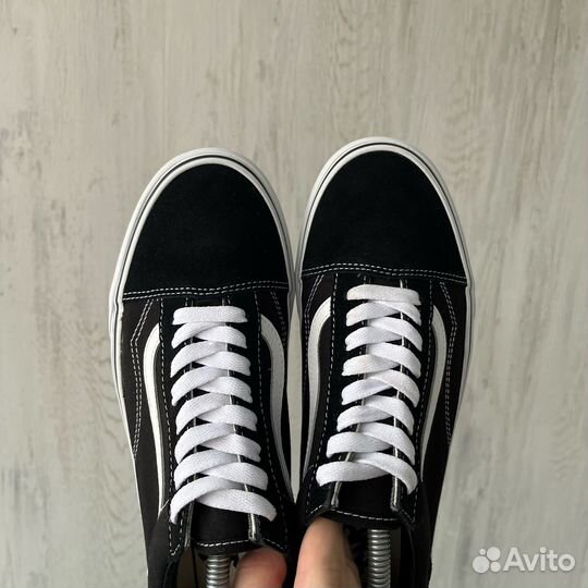 Vans Old Skool Black White (43, оригинал)