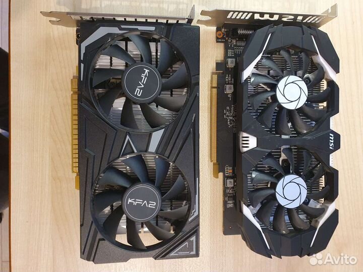 Видеокарты RX570 GTX1050ti