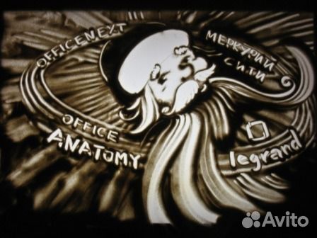 Песочное шоу анимация на Новый год