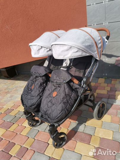 Коляска для двойни Enzo twin Coletto