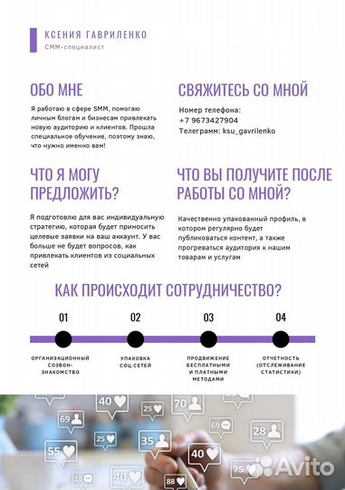 Смм специалист упаковка профиля продвижение