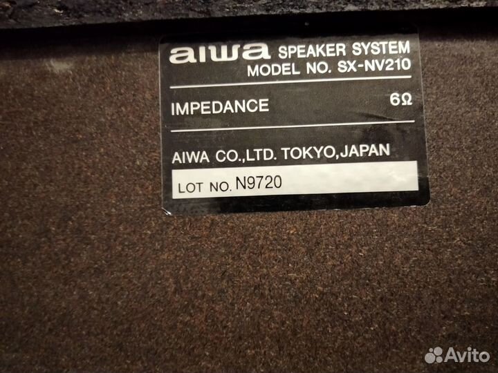 Музыкальный центр aiwa NSX-V210 japan 1990е винтаж