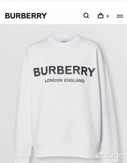 Свитшот женский burberry