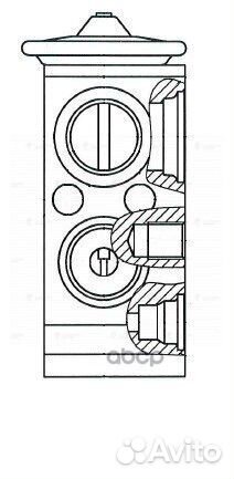 Клапан расш. кондиционера (трв) для а/м Hyundai