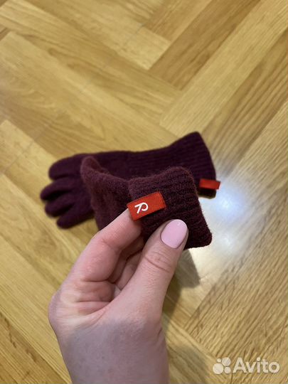 Перчатки reima новые, шапка 46-48 демисезонная