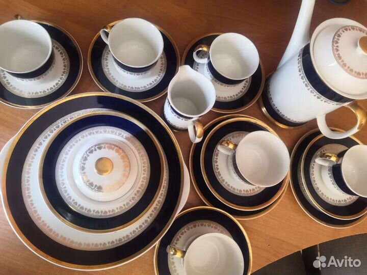 Сервиз кобальтовый СССР Чехословакия