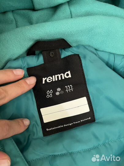 Зимний комбинезон reima для девочки 74-80р