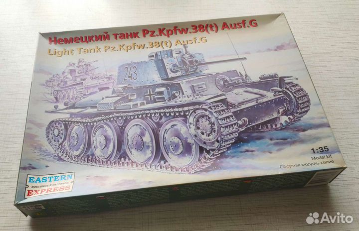 Сборная модель 1/35 танк PzKpfw 38(t) Ausf.G