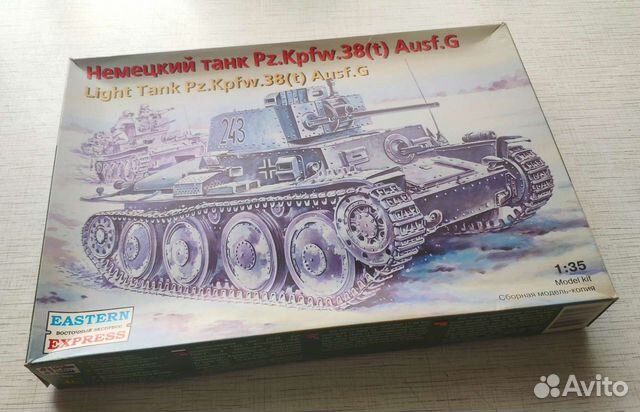 Сборная модель 1/35 танк PzKpfw 38(t) Ausf.G