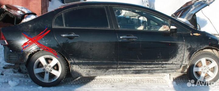 Honda Civic 8 FD1 4D, 1.8 л., R18A1, АКПП