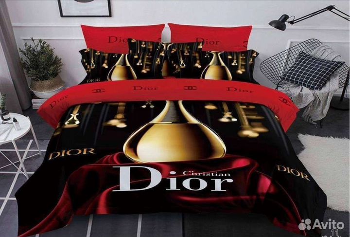 Белье постельное Брендовое, Евро размер, пр Турция