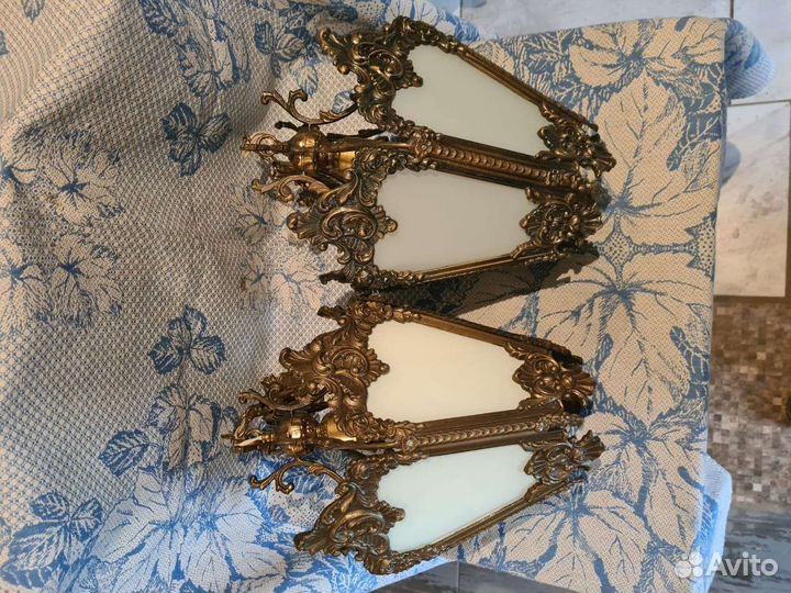 Бронзовые люстры СССР 2 шт