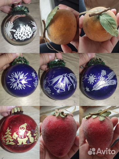 Елочные игрушки СССР и ГДР