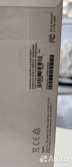 Стилус Apple Pencil (2nd Generation)