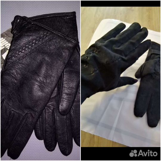 Перчатки женские кожа, перчатки мужские замша