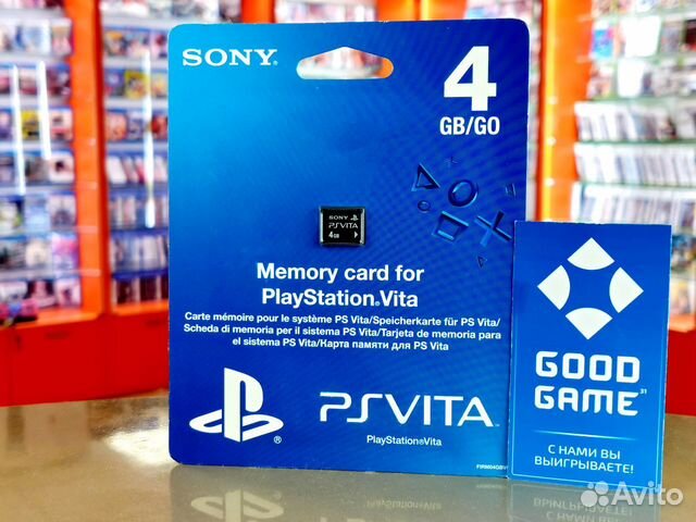 PS Vita Карта памяти (Memory Card) 4Gb. Новая