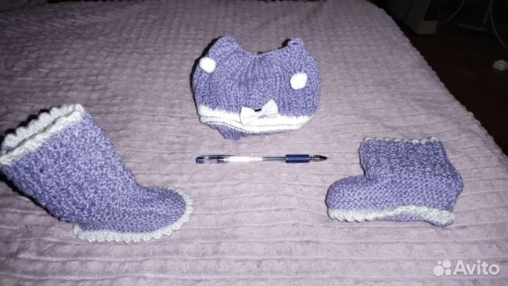 Вязаные детские вещи новые