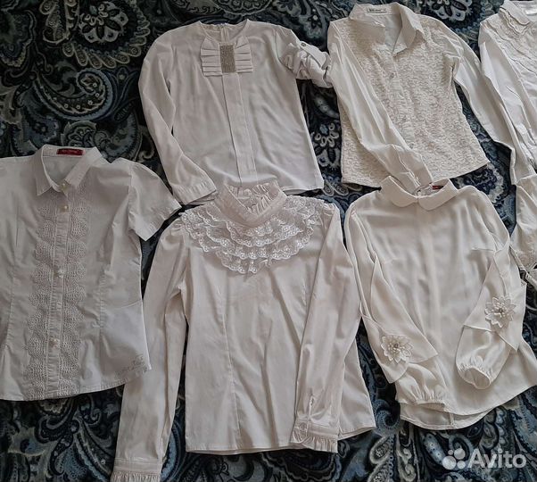 Блузки для школы 128-140