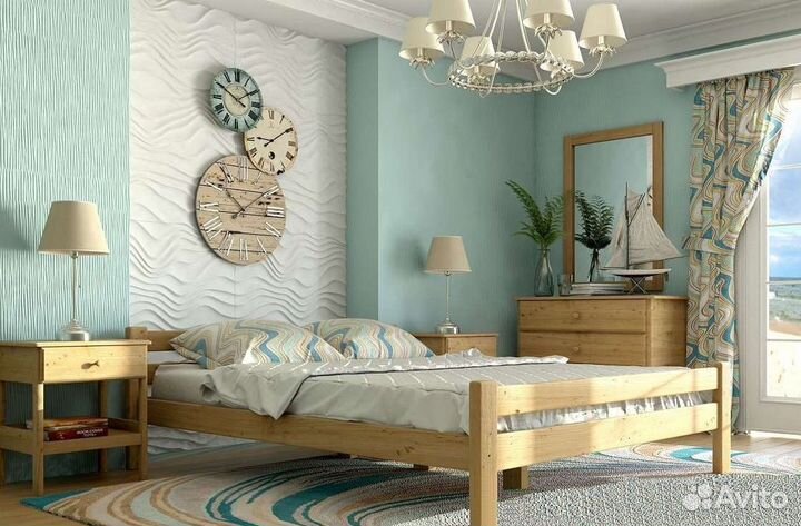 Детская кроватка. С бортиком. Новая. Массив