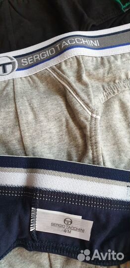 Sergio Tacchini мужские слипы трусы М набор 6шт
