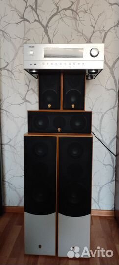 Акустические колонки и усилитель Sven 5.1