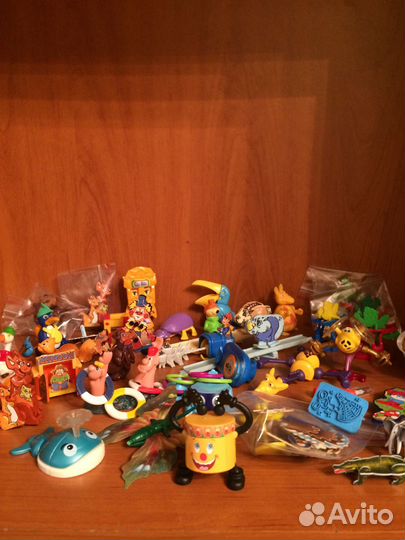 Киндер 90-е Транспорт самолёт сборки 100шт