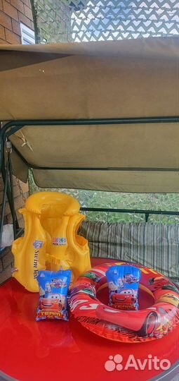 Жилет для плавания intex, круг, нарукавники