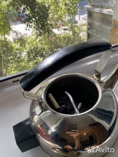 Чайник стальной электрический СССР