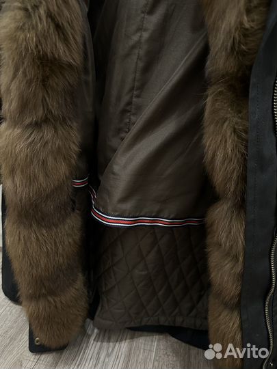 Зимняя парка с мехом