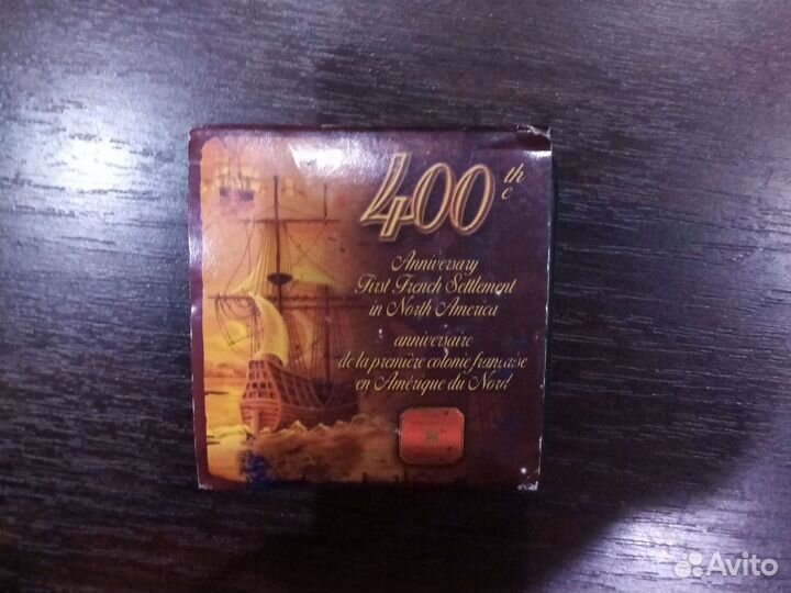 Серебряная монета Канады. 2004г