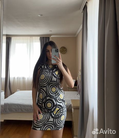 Платье Erika Cavallini Италия (S) хлопок