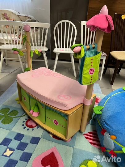 Тумба Хаба с сидением для девочки