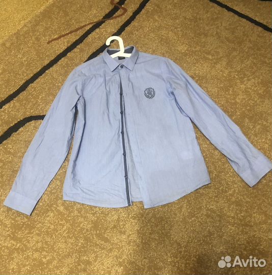 Рубашка голубая 164 Ostin