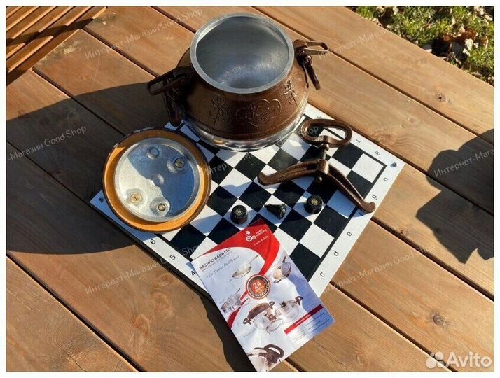 Афганский казан 5 литров, двухцветный