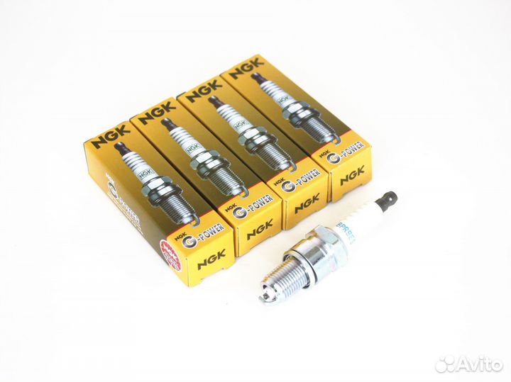 Свеча зажигания BPR9ES. NGK. Комплект 4 шт