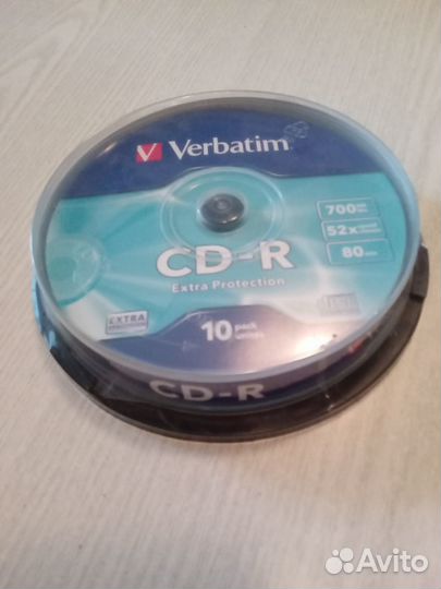 Диски (болванки) Verbatim CD-R 700 Mb 52хspeed 80